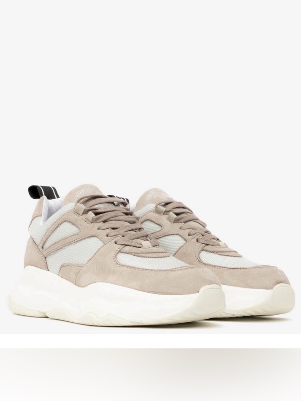 P448 Luke Suede Leather Platform Sneakers
